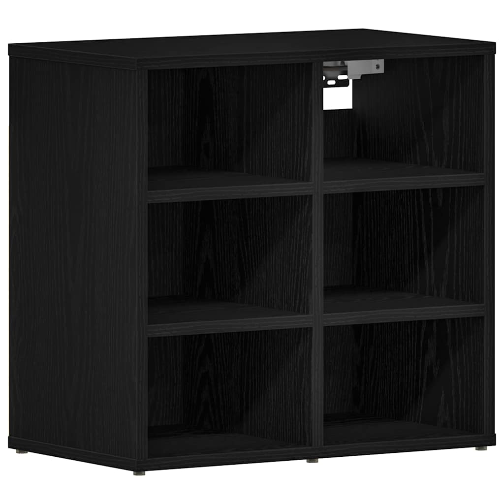 Shoe Cabinet 2 pcs 52 x 30 x 50.5 cm Engineered Wood Black Oak