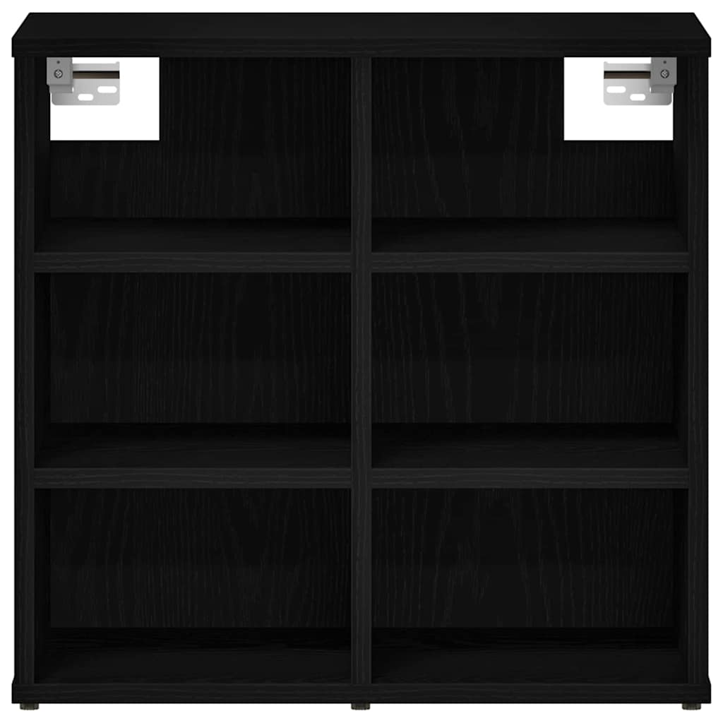 Shoe Cabinet 2 pcs 52 x 30 x 50.5 cm Engineered Wood Black Oak