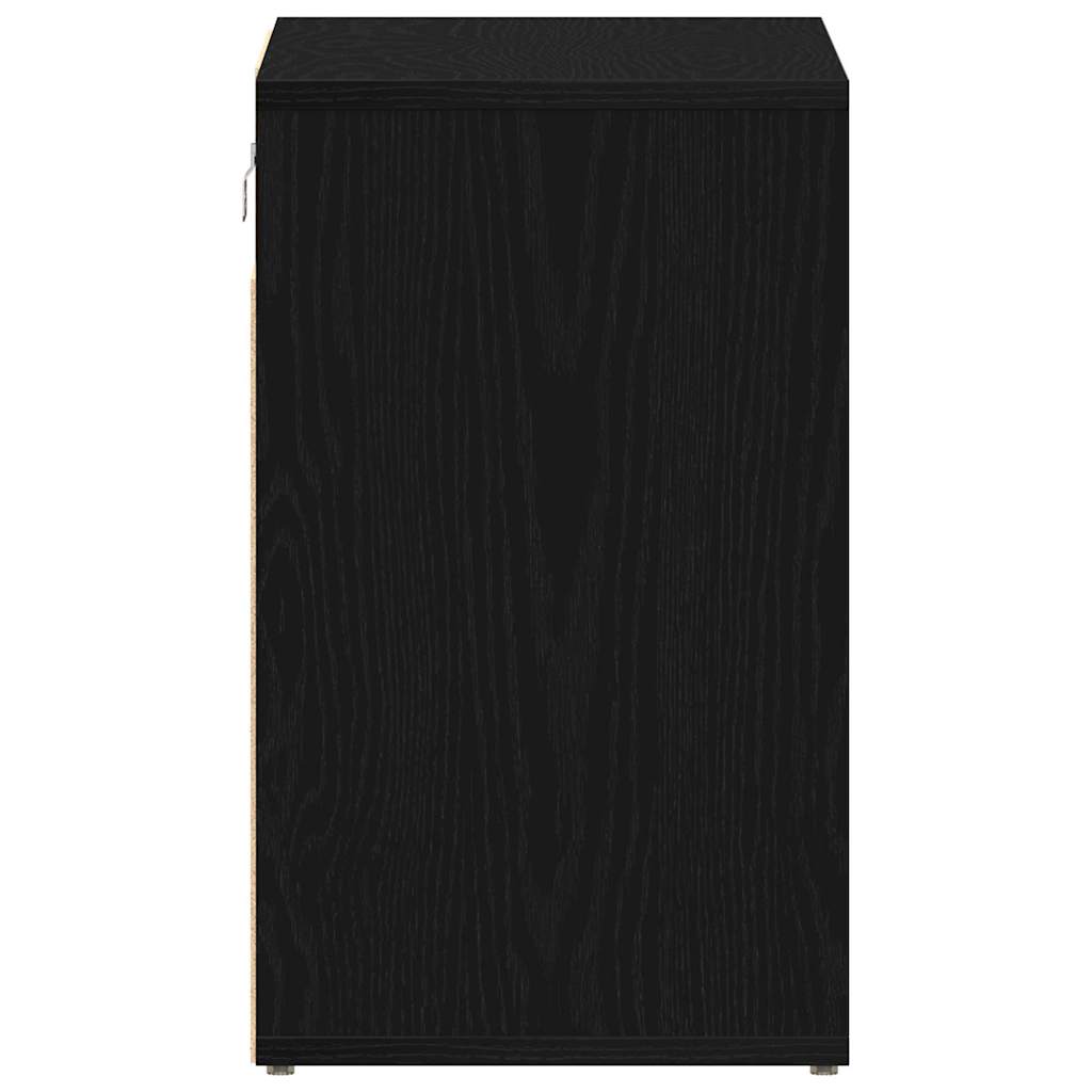 Shoe Cabinet 2 pcs 52 x 30 x 50.5 cm Engineered Wood Black Oak
