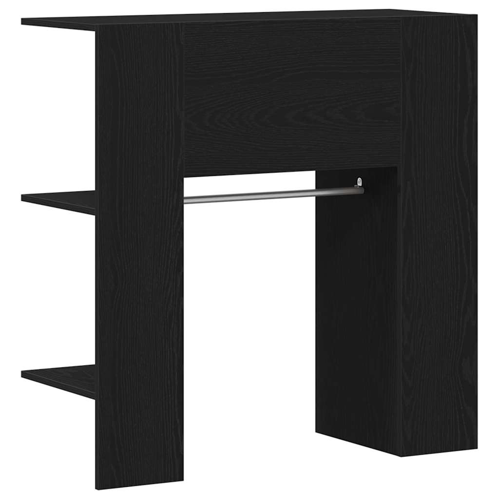 Hallway Cabinet Black Oak 97.5 x 37 x 99 cm Engineered Wood