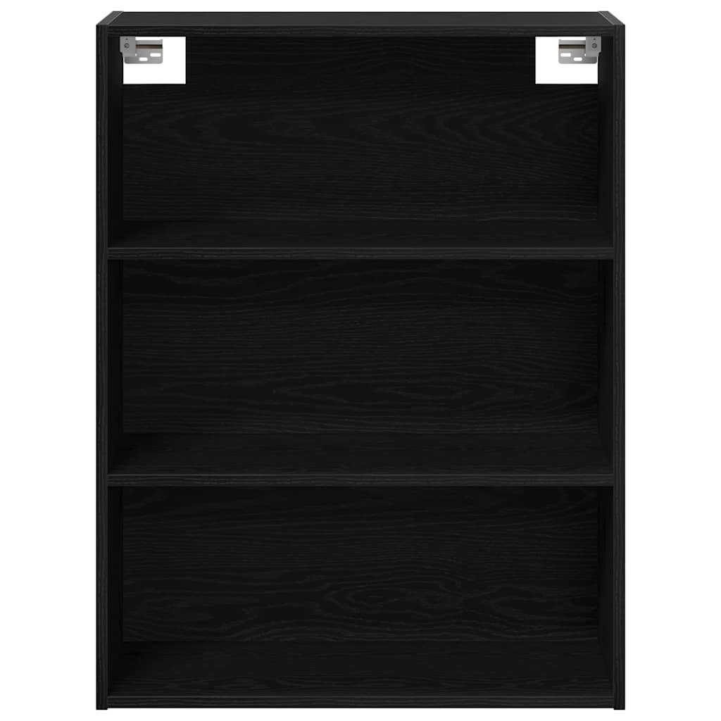 Hanging Wall Cabinet Black Oak 69.5 x 32.5 x 90 cm