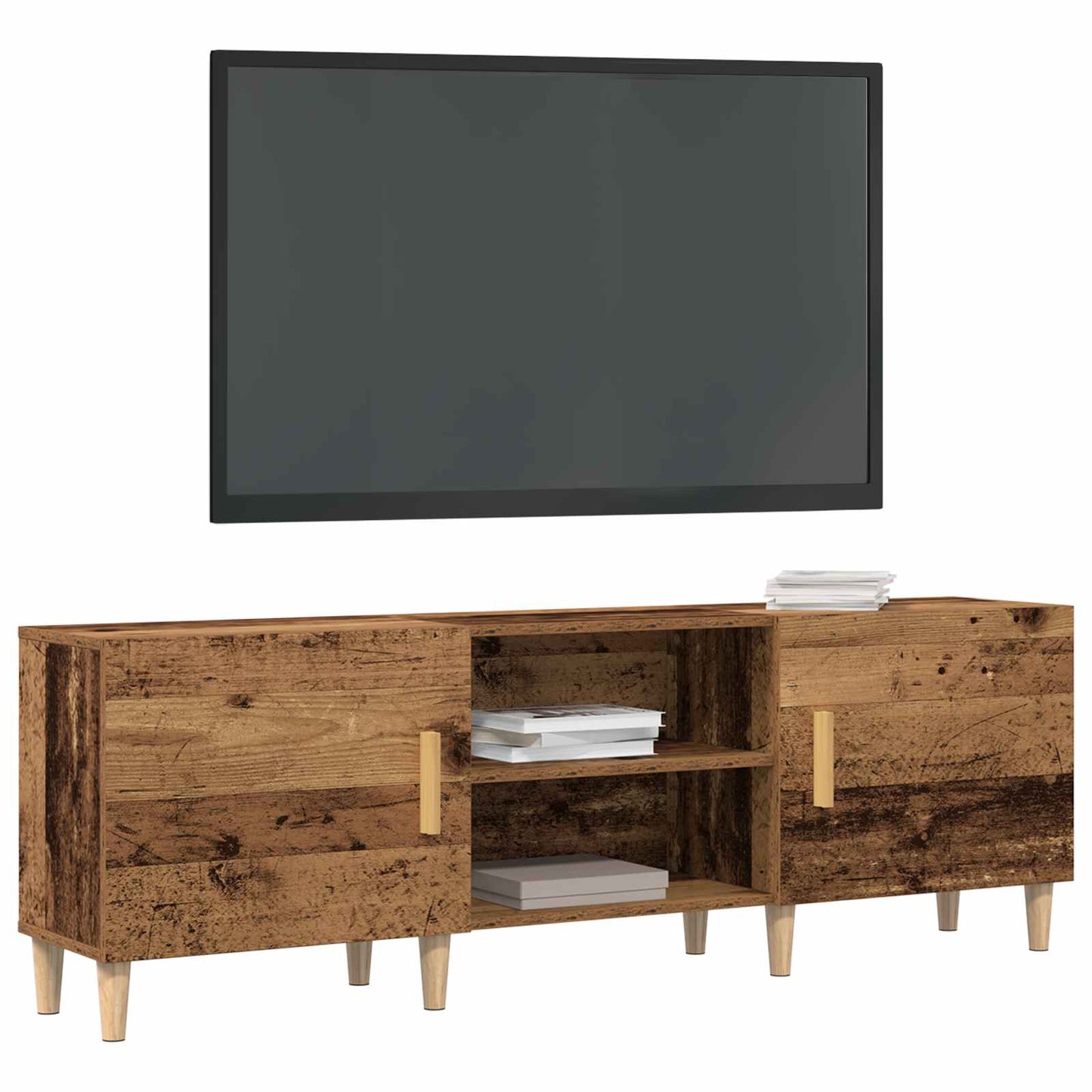 TV Cabinet 150 x 30 x50 cm Old wood Engineered Wood