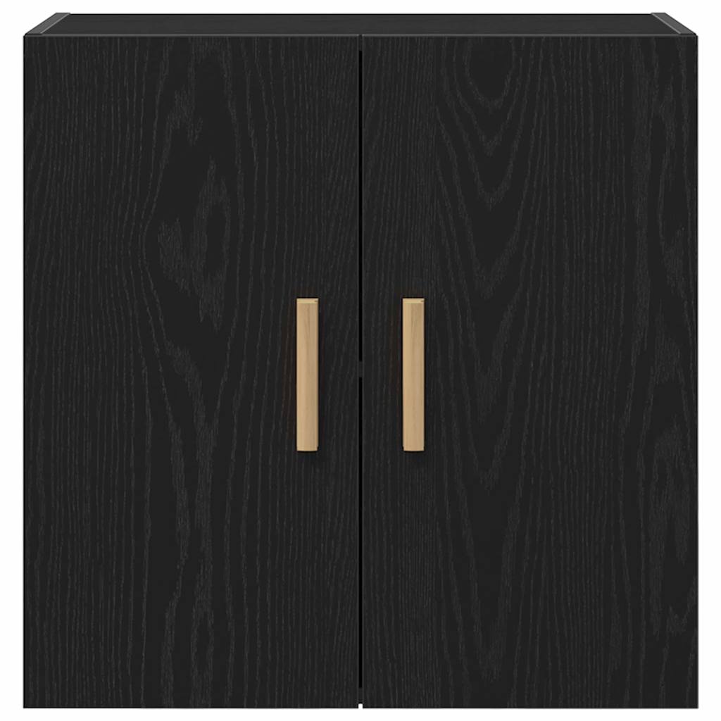 Wall Cabinet 60 x 30 x 60 cm Engineered Wood Black Oak