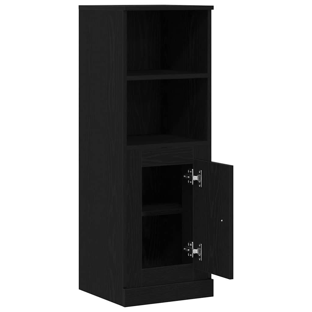 Highboard Black Oak 36 x 35.5 x 103.5 cm Engineered Wood