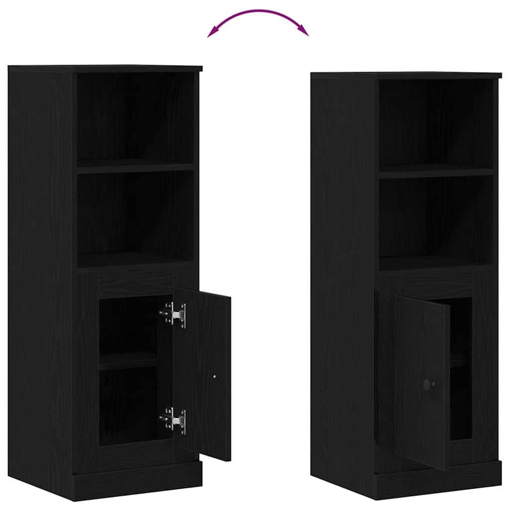 Highboard Black Oak 36 x 35.5 x 103.5 cm Engineered Wood