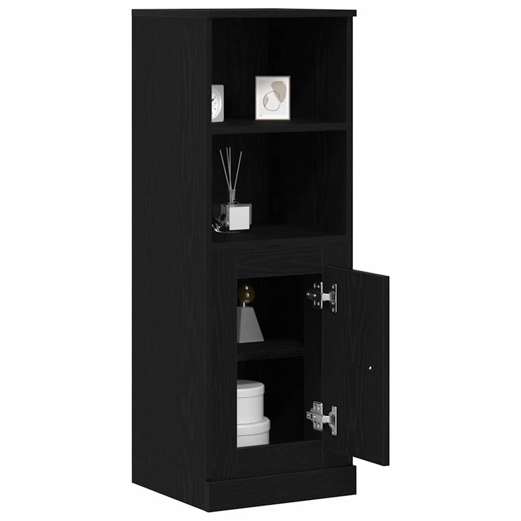 Highboard Black Oak 36 x 35.5 x 103.5 cm Engineered Wood