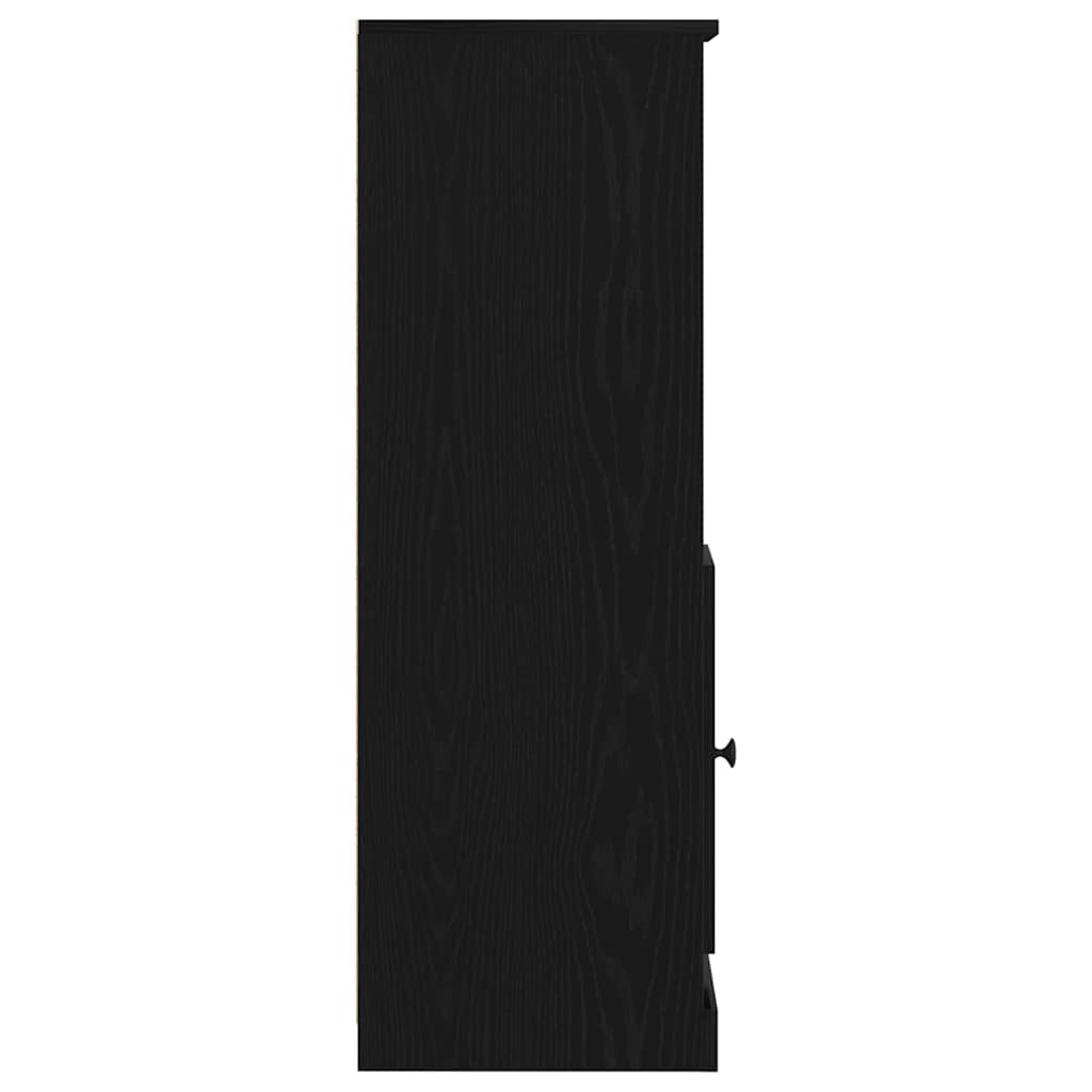 Highboard Black Oak 36 x 35.5 x 103.5 cm Engineered Wood