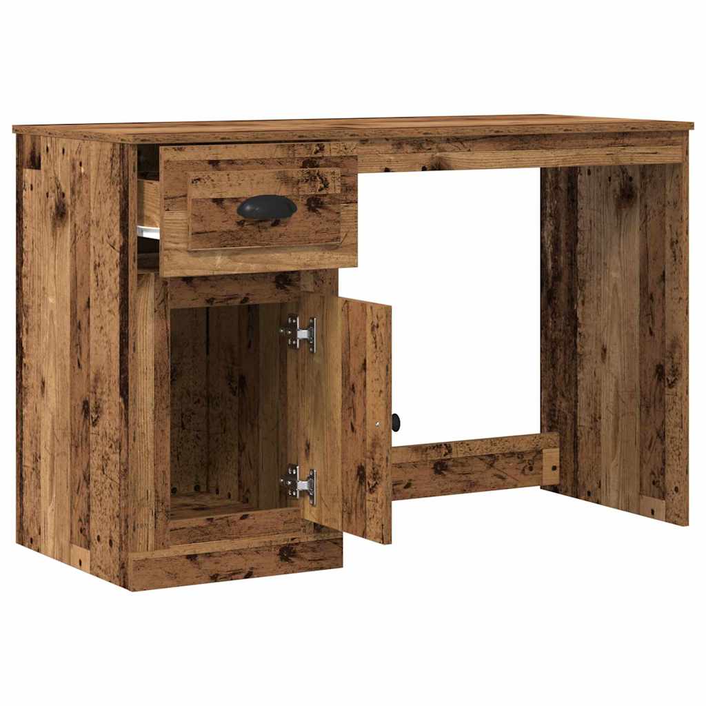 Desk with Drawer Old Wood 50 x 115 x 75 cm Engineered Wood
