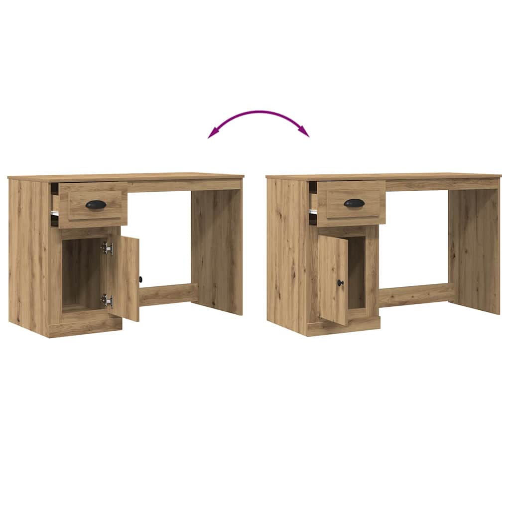 Desk Artisan Oak Engineered Wood 50 x 115 x 75 cm