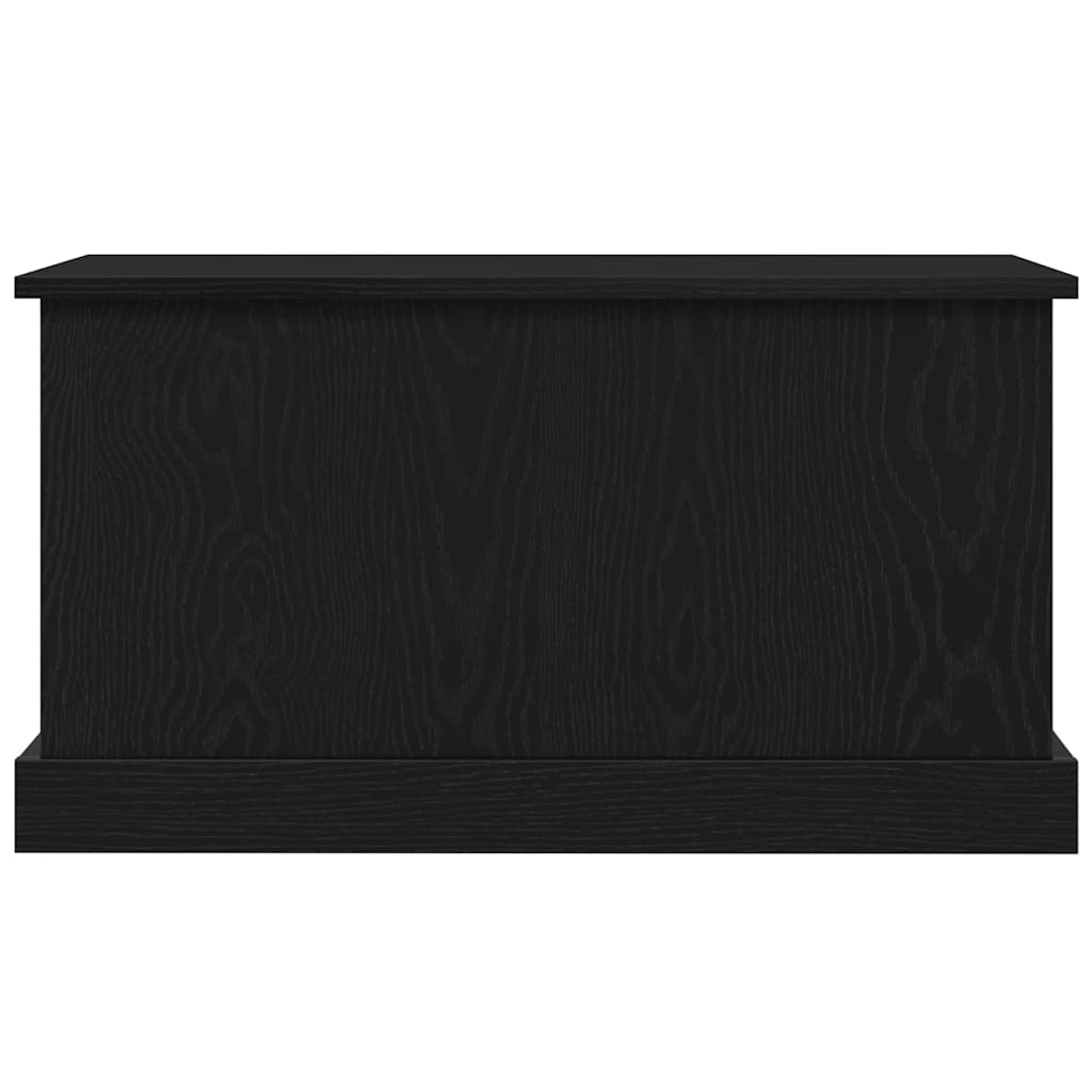 Storage Box Black oak 70 x 40 x 38 cm Engineered Wood