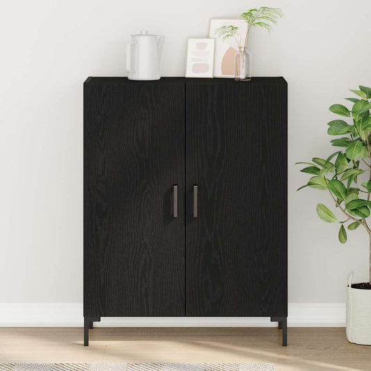 Sideboard Black Oak 69.5 x 34 x 90 cm Engineered Wood