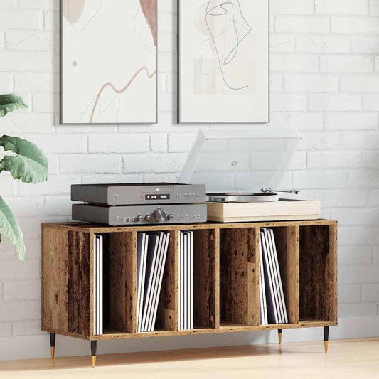 Record Cabinet Old wood 100 x 38 x 48 cm Engineered Wood