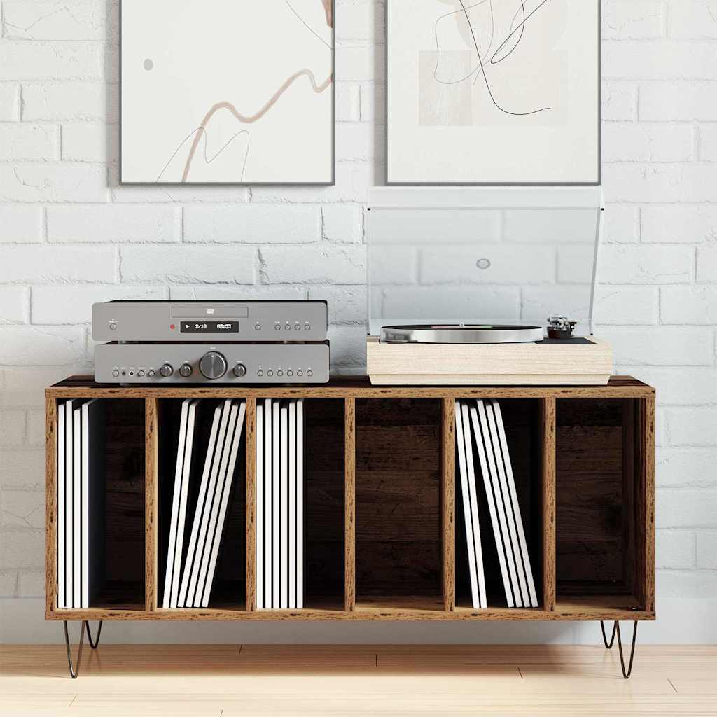 Record Cabinet Old wood 100 x 38 x 48 cm Engineered Wood