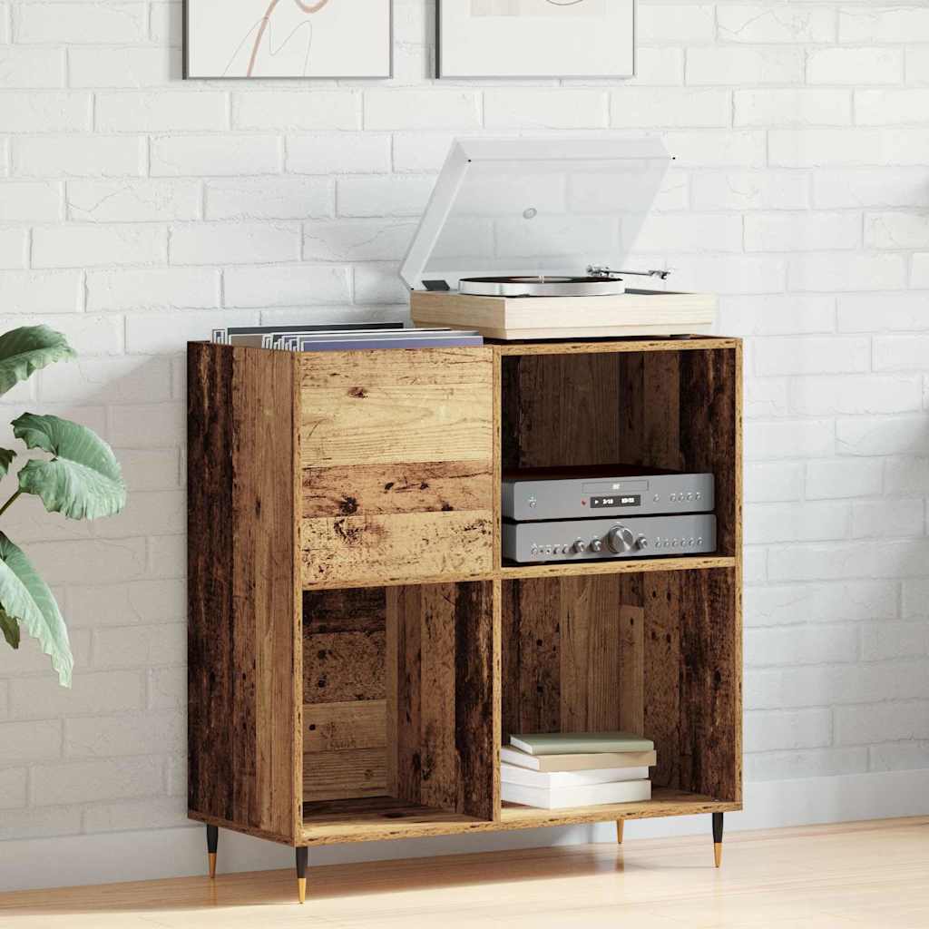 Record Cabinet Old wood 85 x 38 x 89 cm Engineered Wood
