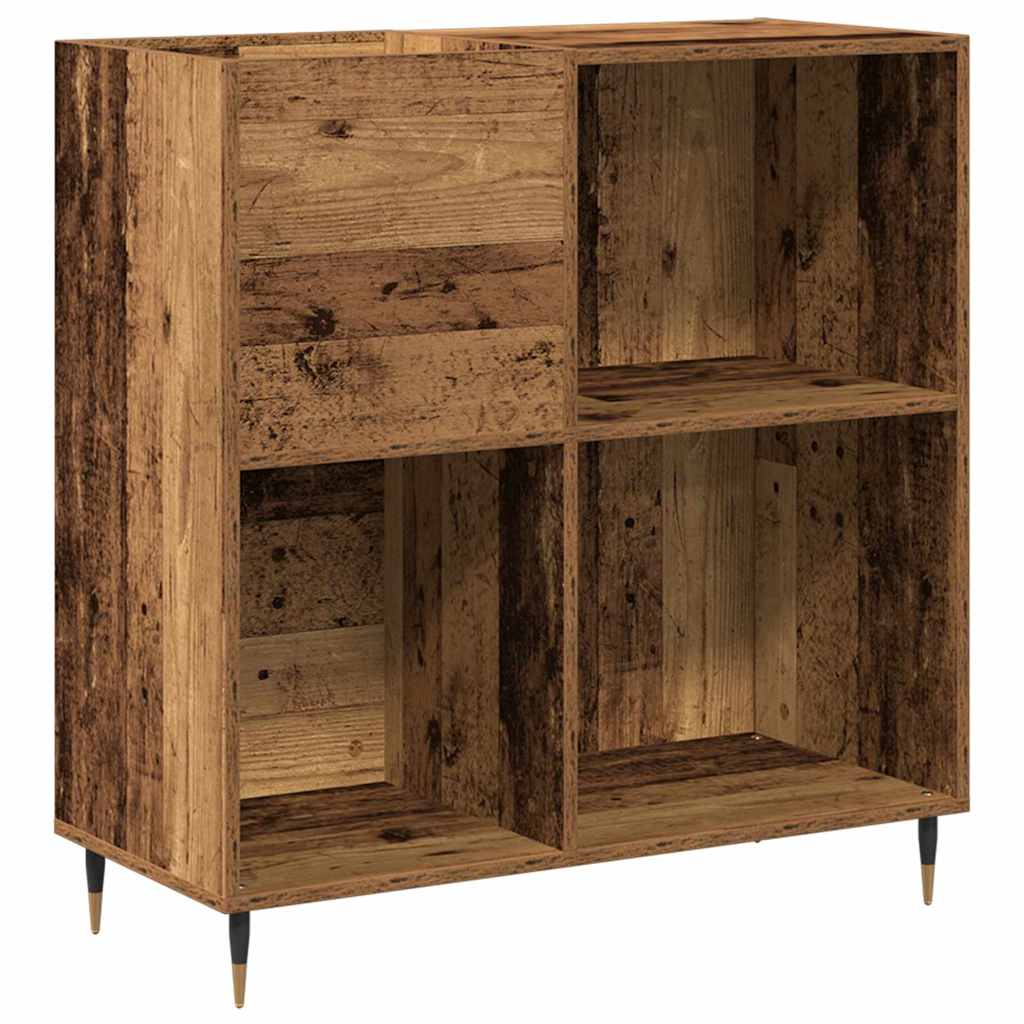 Record Cabinet Old wood 85 x 38 x 89 cm Engineered Wood