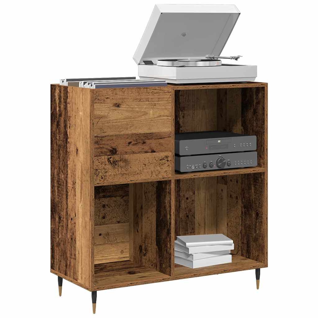 Record Cabinet Old wood 85 x 38 x 89 cm Engineered Wood
