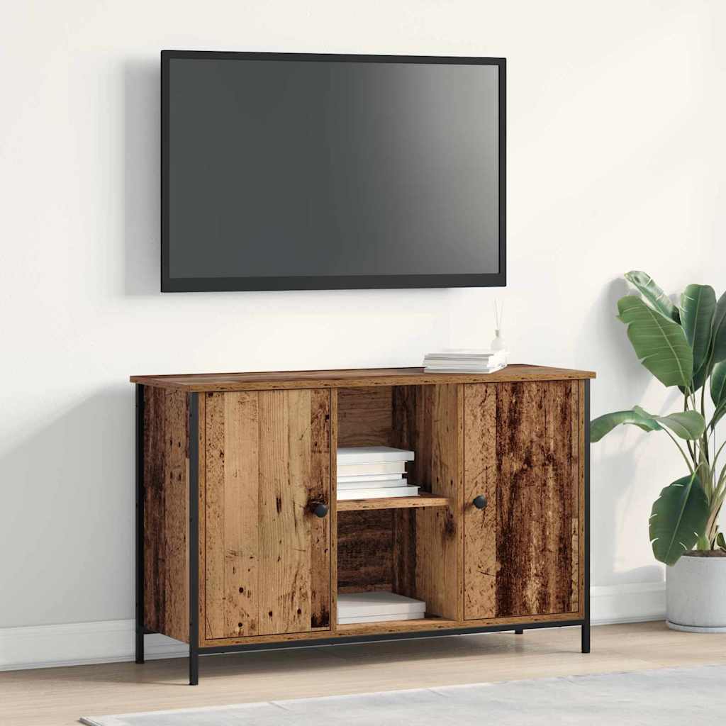 TV Cabinet Set Old Wood 101 x 35 x 65 cm Engineered Wood