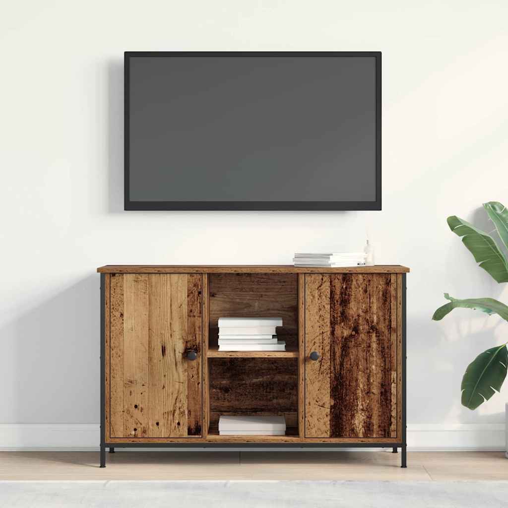 TV Cabinet Set Old Wood 101 x 35 x 65 cm Engineered Wood