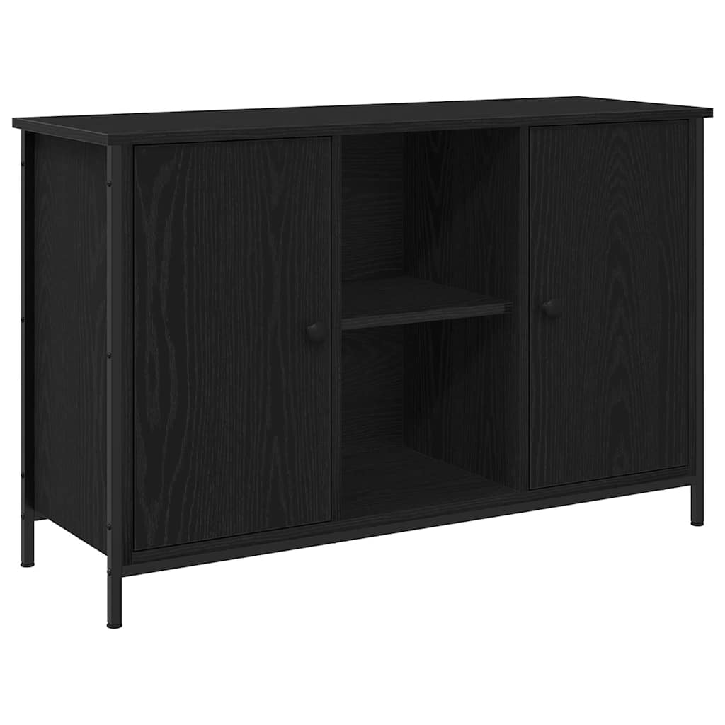 TV Cabinet Set 101 x 35 x 65 cm Black Oak Engineered Wood