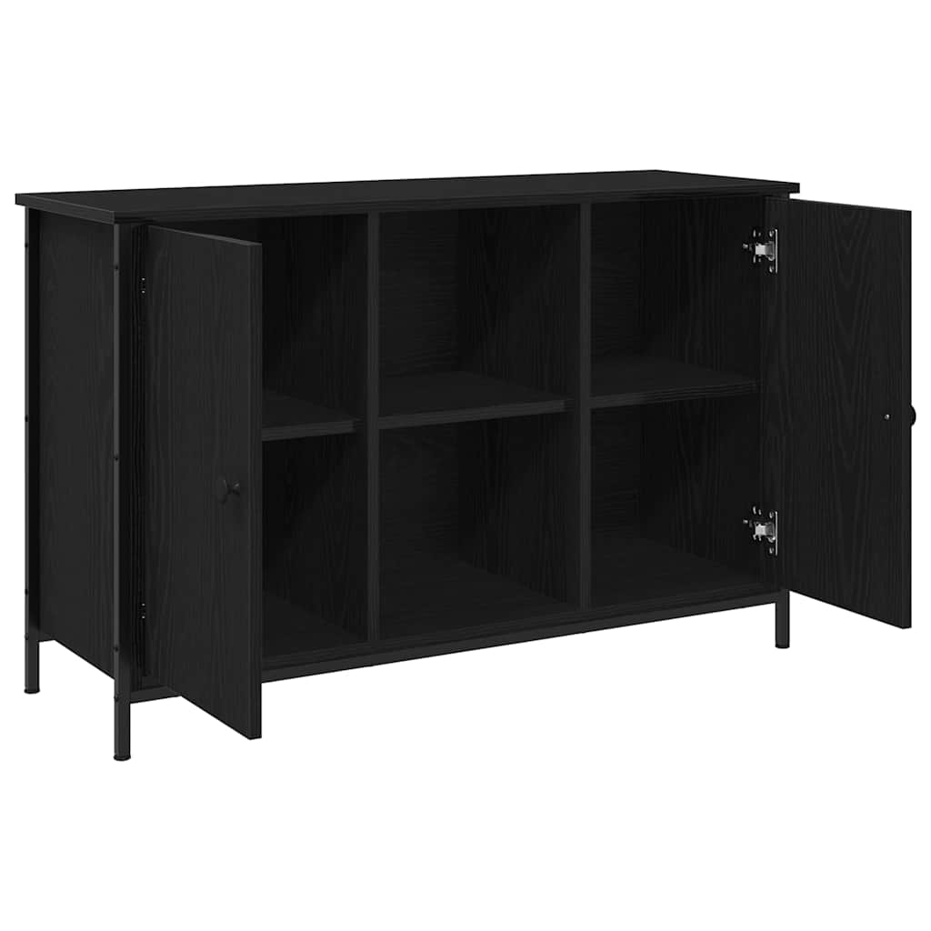 TV Cabinet Set 101 x 35 x 65 cm Black Oak Engineered Wood