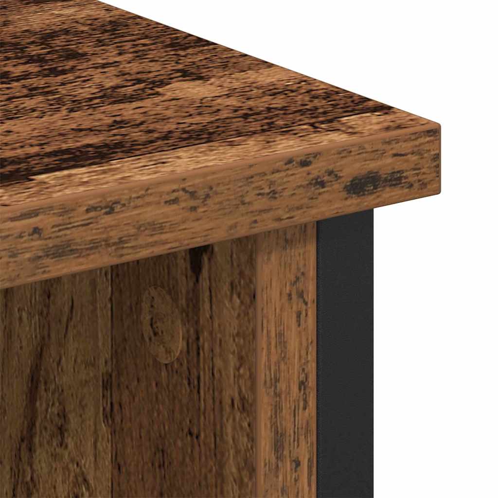 TV Cabinet Set Old Wood 100 x 35 x 45 cm Engineered Wood