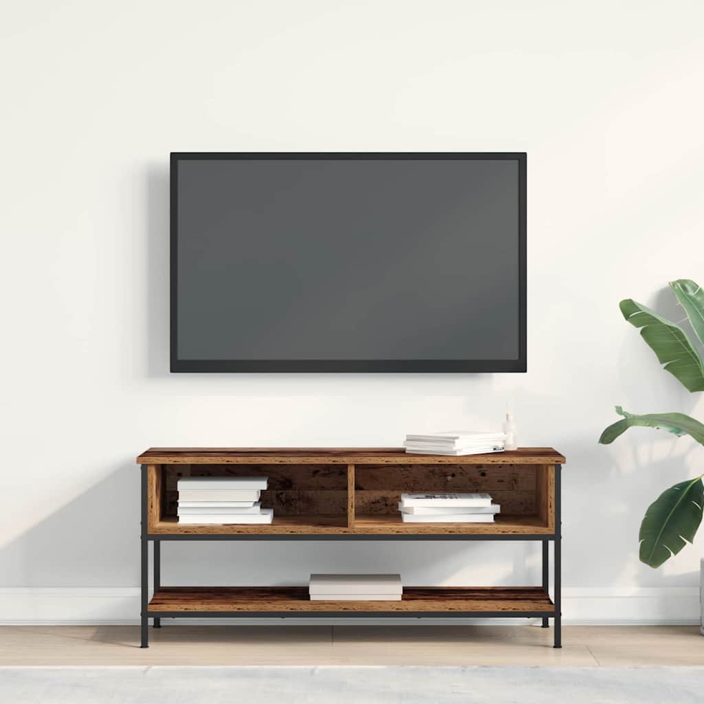 TV Cabinet Set Old Wood 100 x 35 x 45 cm Engineered Wood