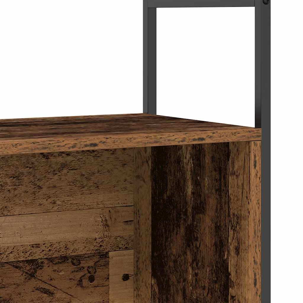 Bookshelf 80 x 30 x 78.5 cm Engineered Wood Smoked Oak