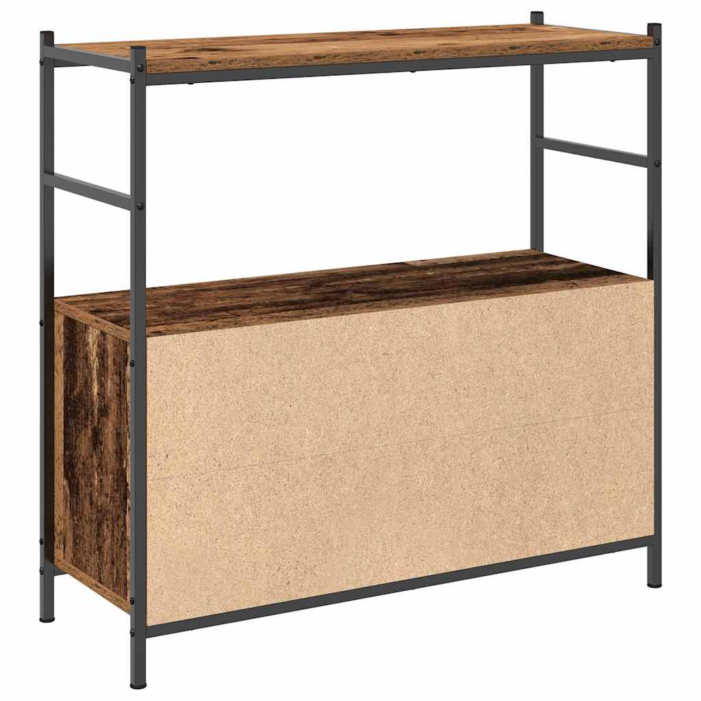 Bookshelf Smoked Oak 80 x 30 x 78.5 cm Engineered Wood