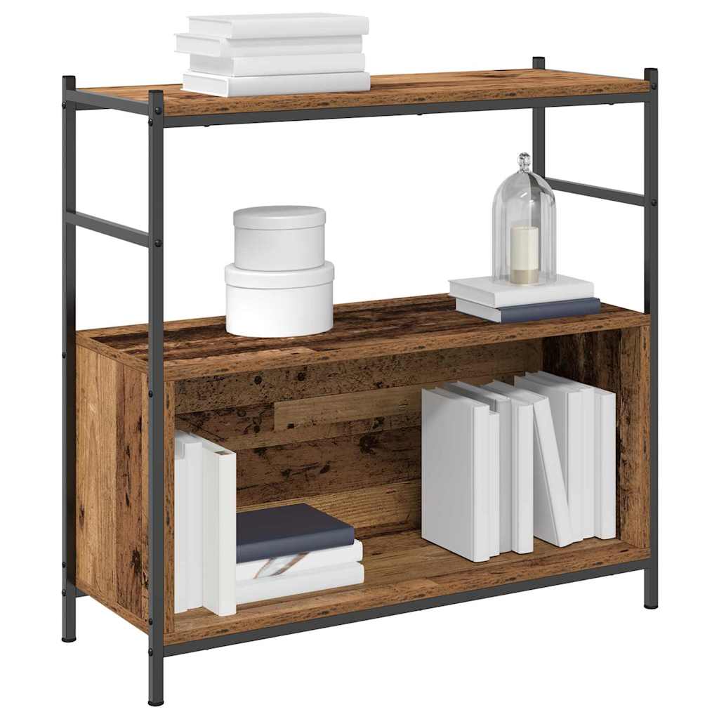 Bookshelf Smoked Oak 80 x 30 x 78.5 cm Engineered Wood