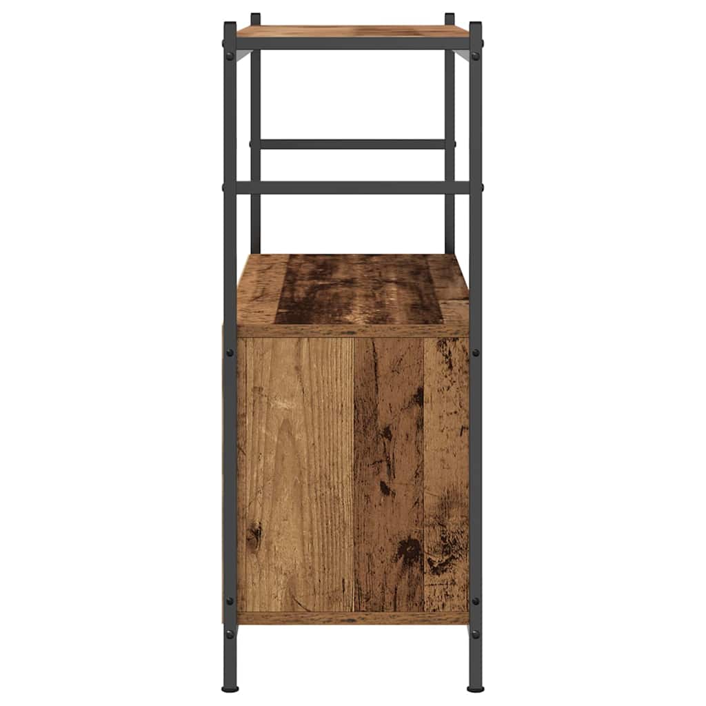 Bookshelf 80 x 30 x 78.5 cm Engineered Wood Smoked Oak