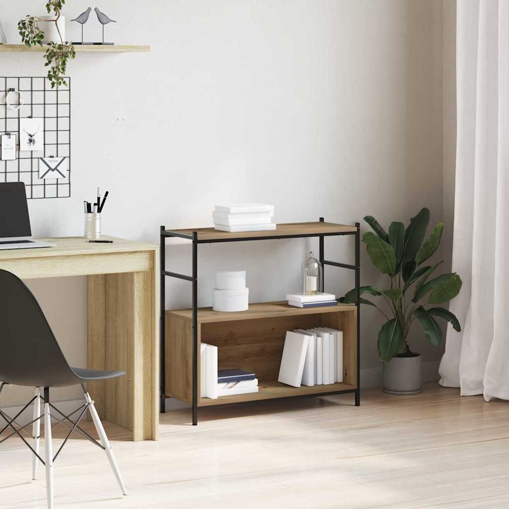 Bookshelf 80 x 30 x 78.5 cm Engineered Wood Artisan Oak