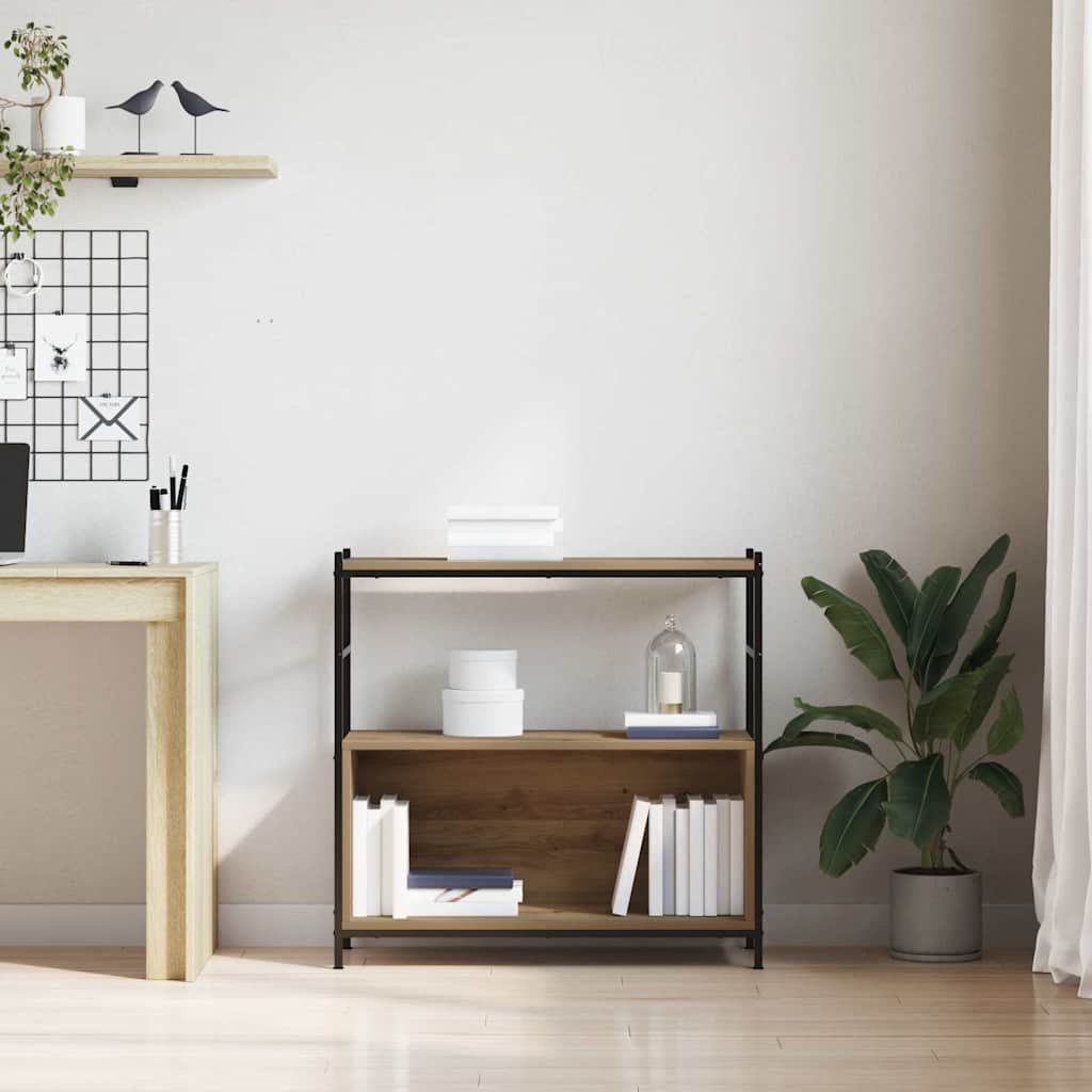 Bookshelf 80 x 30 x 78.5 cm Engineered Wood Artisan Oak