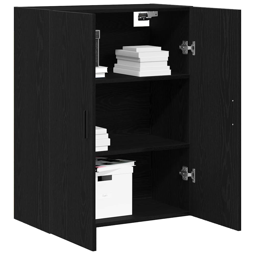 Wall-mounted Cabinet Black Oak 69.5 x 34 x 90 cm