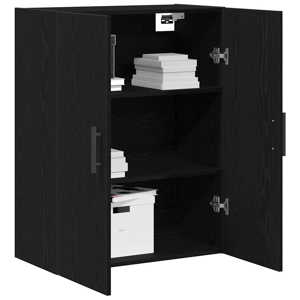 Wall-mounted Cabinet Black Oak 69.5 x 34 x 90 cm