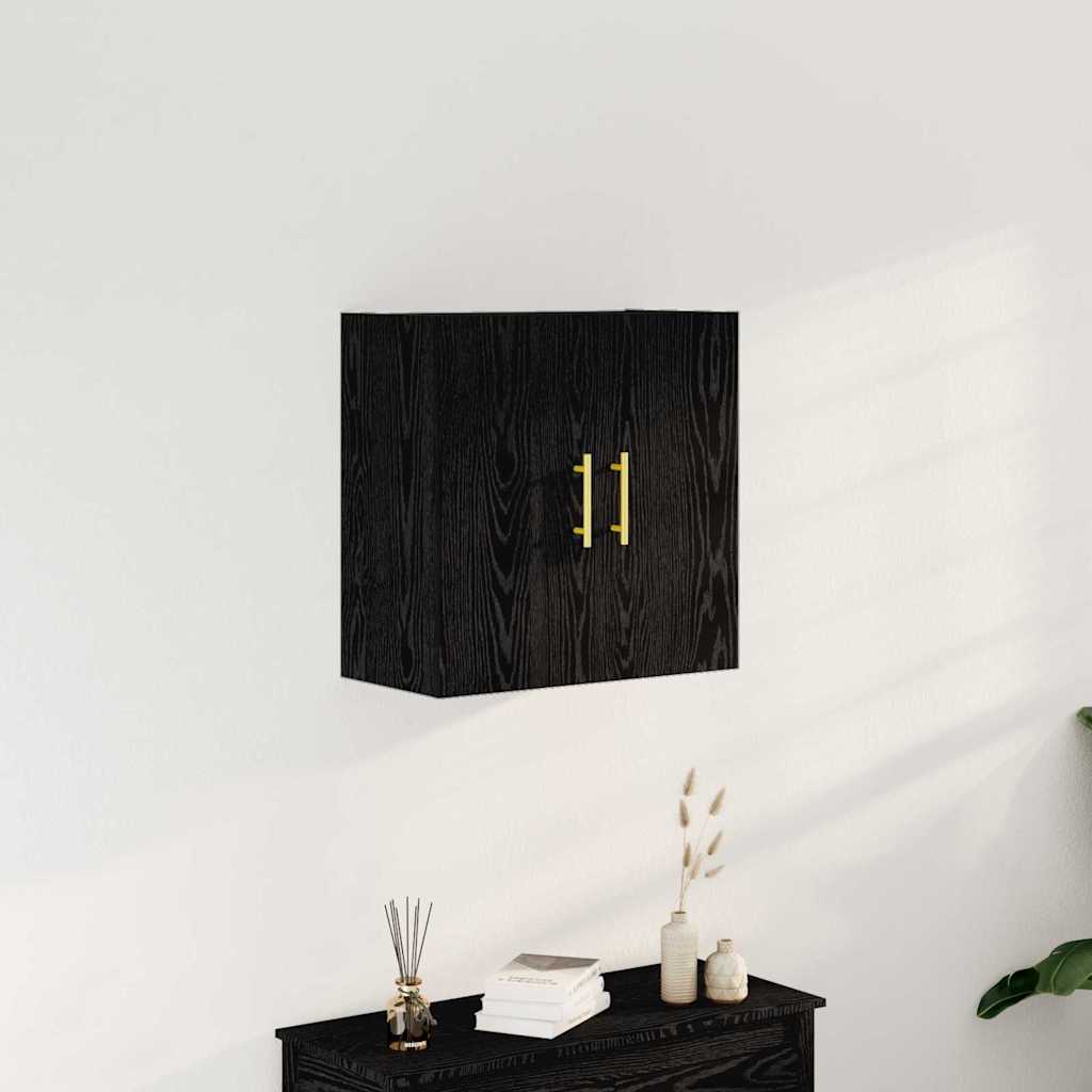 Wall-mounted Cabinet Black Oak 60 x 31 x 70 cm Engineered Wood