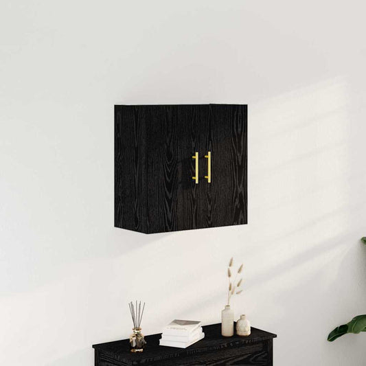 Wall-mounted Cabinet Black Oak 60 x 31 x 70 cm Engineered Wood