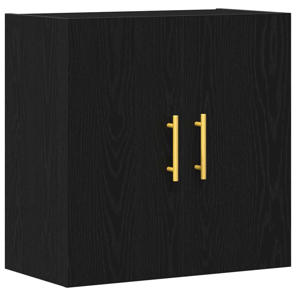 Wall-mounted Cabinet Black Oak 60 x 31 x 70 cm Engineered Wood