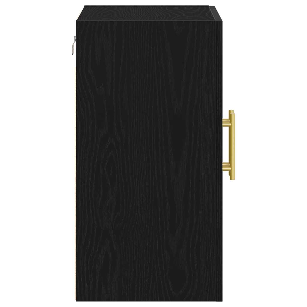 Wall-mounted Cabinet Black Oak 60 x 31 x 70 cm Engineered Wood