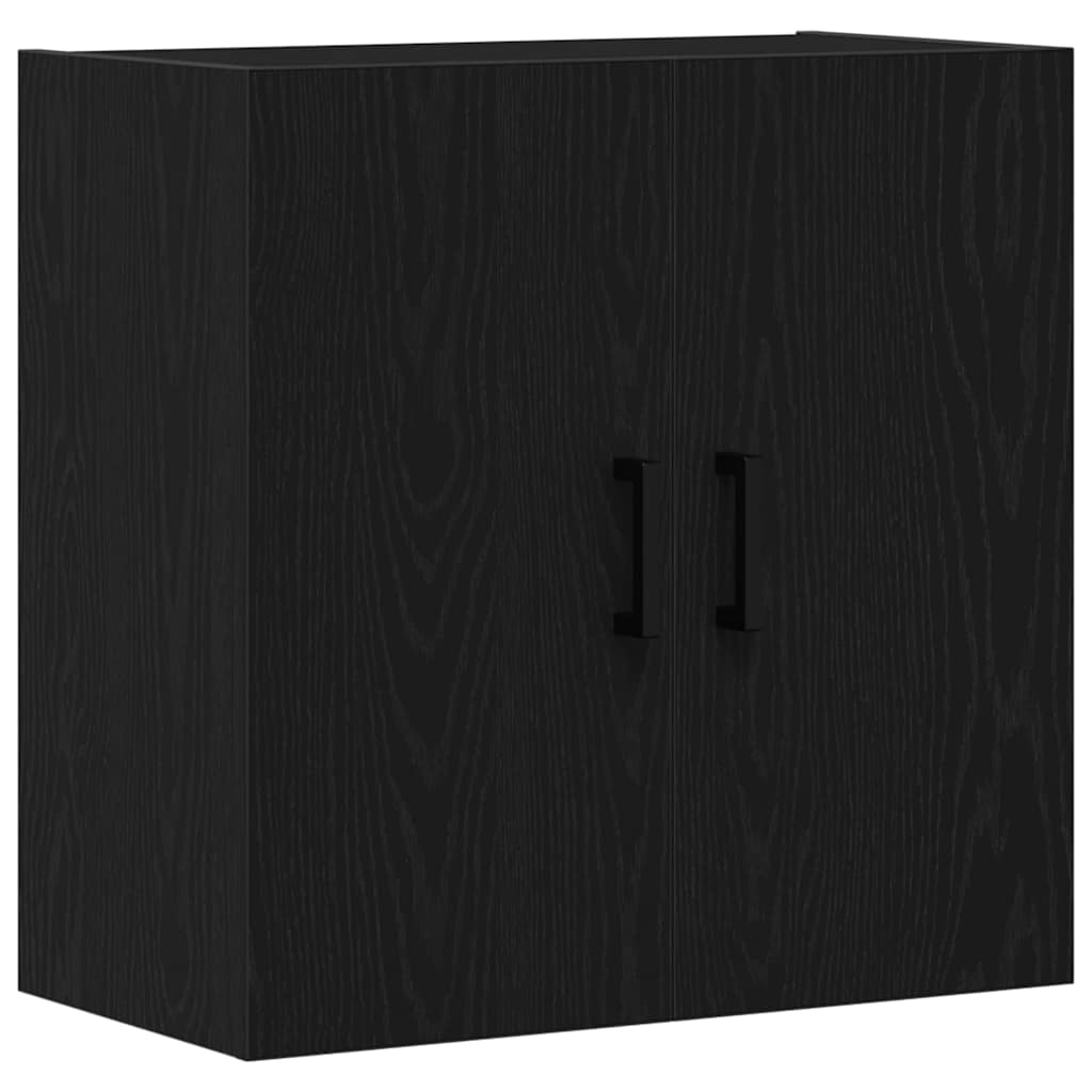 Wall-mounted Cabinet Black Oak 60 x 31 x 60 cm Engineered Wood