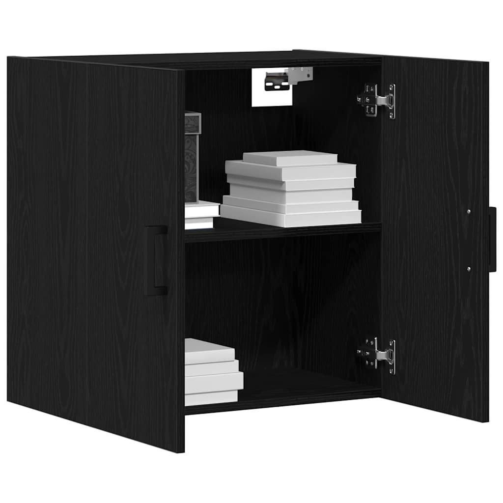 Wall-mounted Cabinet 60 x 31 x 60 cm Engineered Wood Black Oak