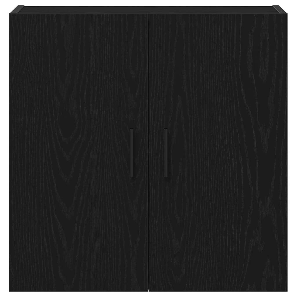 Wall-mounted Cabinet Black Oak 60 x 31 x 60 cm Engineered Wood