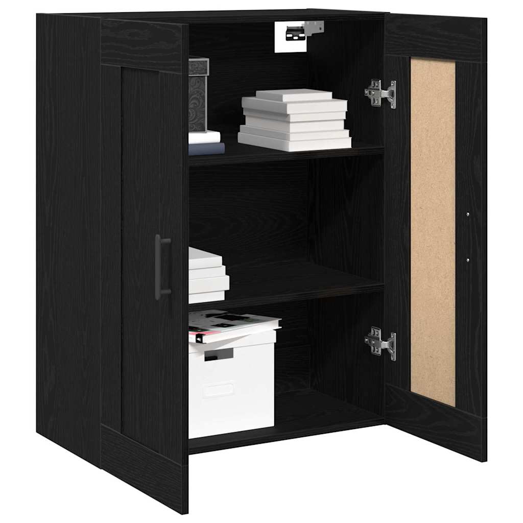 Wall-mounted Cabinet Black Oak 69.5 x 34 x 90 cm