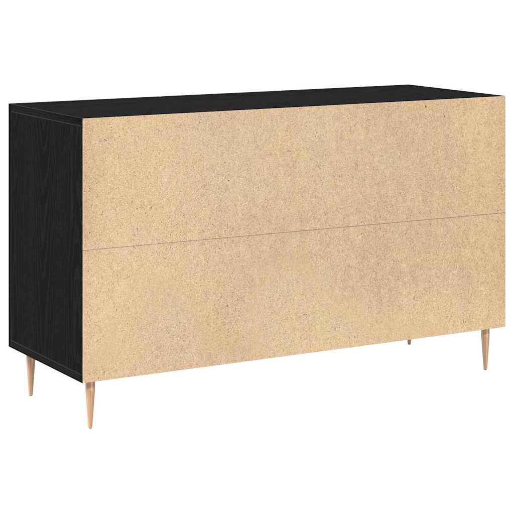 Sideboard Black Oak 100 x 36 x 60 cm Engineered Wood