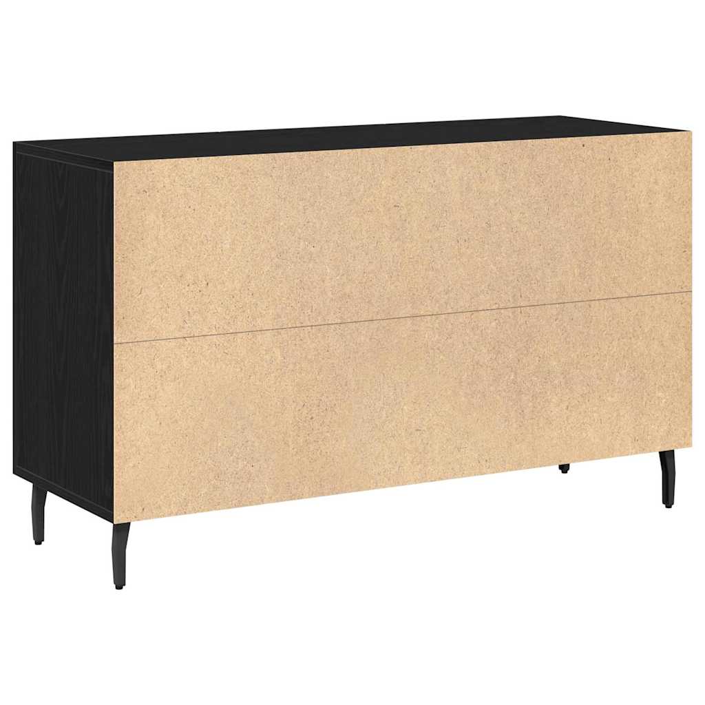 Sideboard Black Oak 100 x 36 x 60 cm Engineered Wood