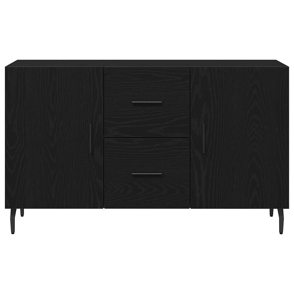Sideboard Black Oak 100 x 36 x 60 cm Engineered Wood