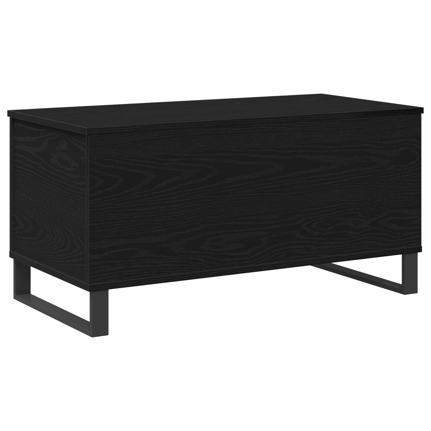 Coffee Table Black Oak 90 x 44.5 x 45 cm Engineered Wood