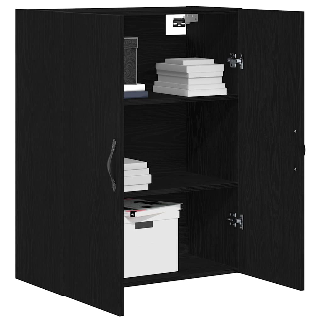 Wall-mounted Cabinet Black Oak 69.5 x 34 x 180 cm