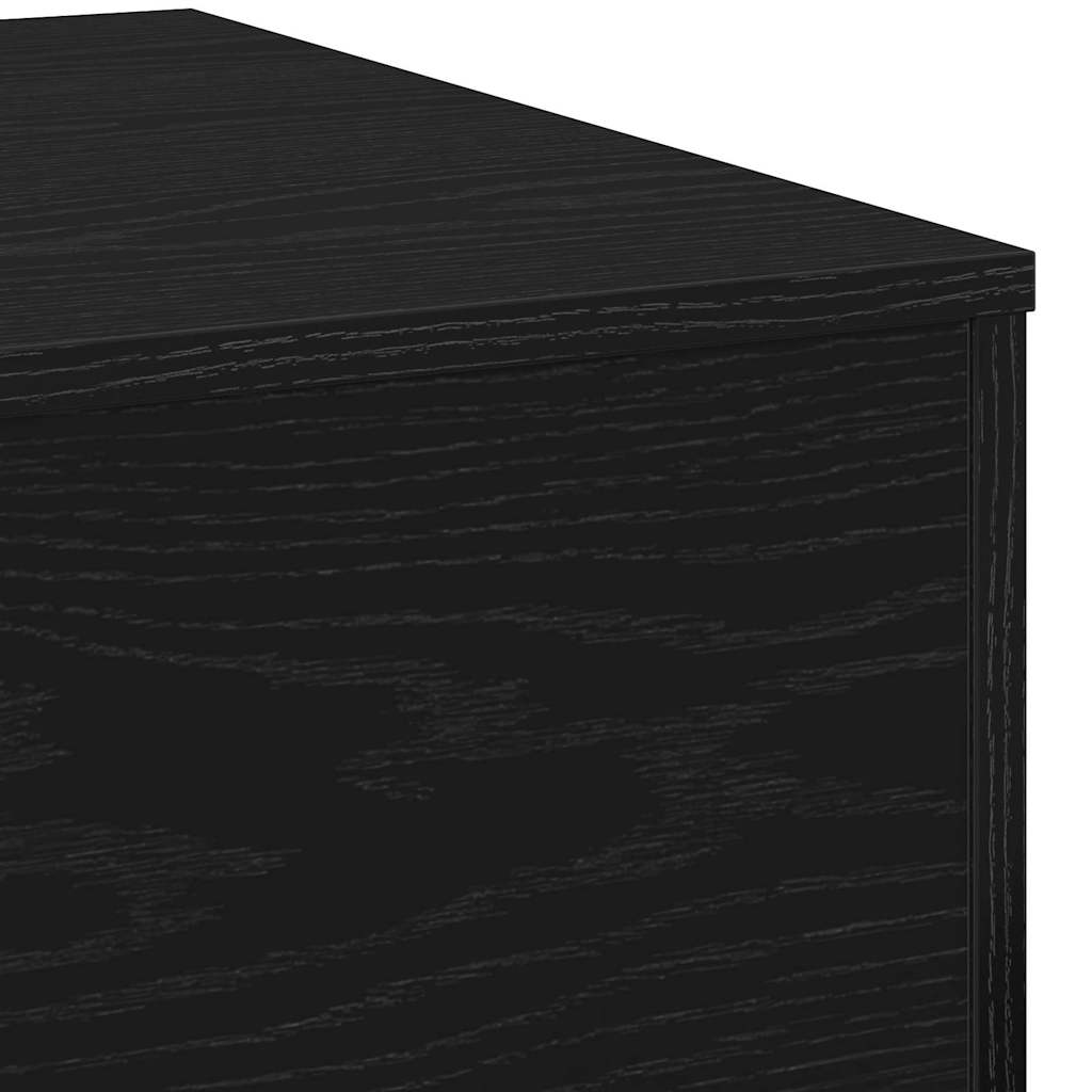 Coffee Table Black Oak 55 x 55 x 31 cm