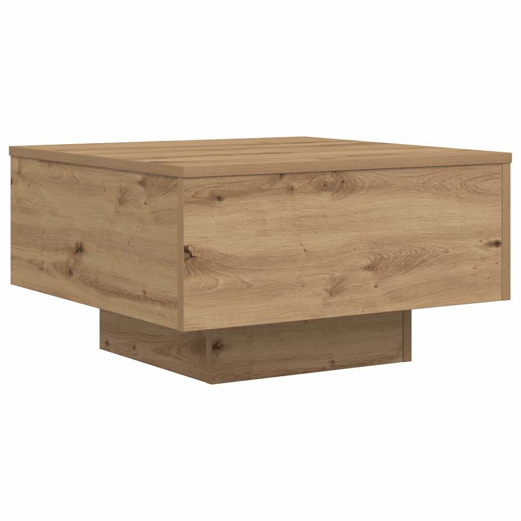 Coffee Table Artisan Oak 55 x 55 x31 cm Engineered Wood
