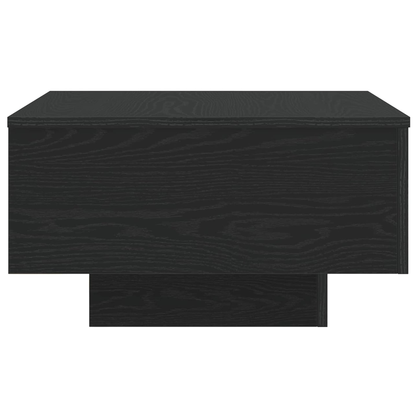 Coffee Table Black Oak 55 x 55 x31 cm Engineered Wood
